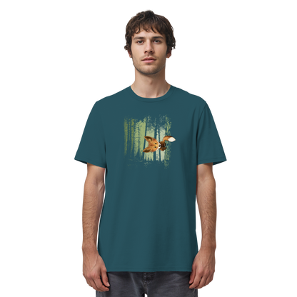 Fuchs im Zwielicht-Wald - Organic Shirt