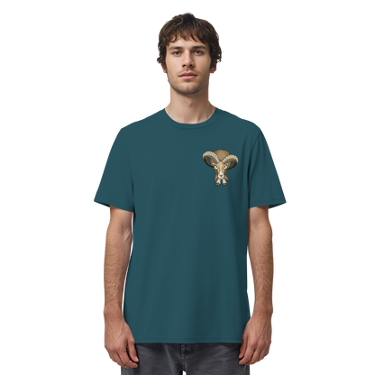 Bockiges Mufflon Widder Schafbock - Organic Shirt