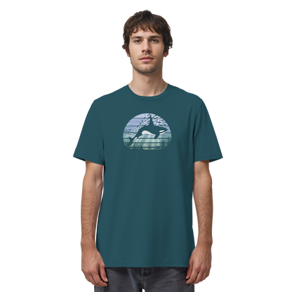 Retro Tiefsee Schwertwal Orca - Organic Shirt