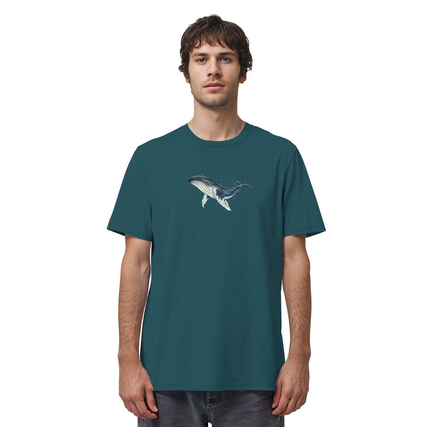 Tiefsee Ozean-Riese Buckelwal - Organic Shirt