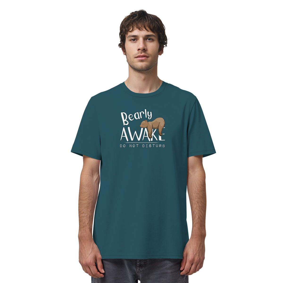 Bearly Awake Bitte nicht stören Bär - Organic Shirt