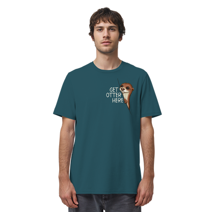 Get Otter Here | Lustiger Otter Kalauer - Organic Shirt