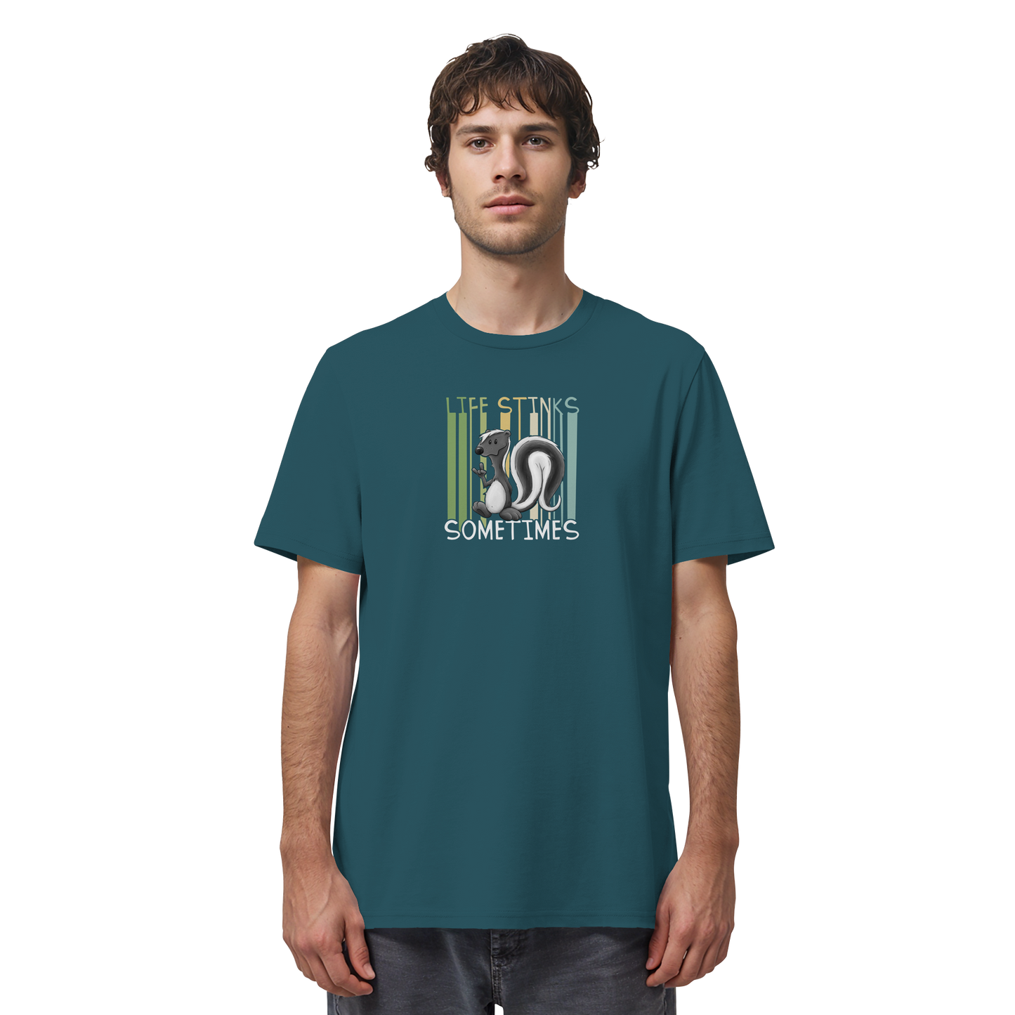 Life Stinks Sometimes Stinktier Weisheit - Organic Shirt