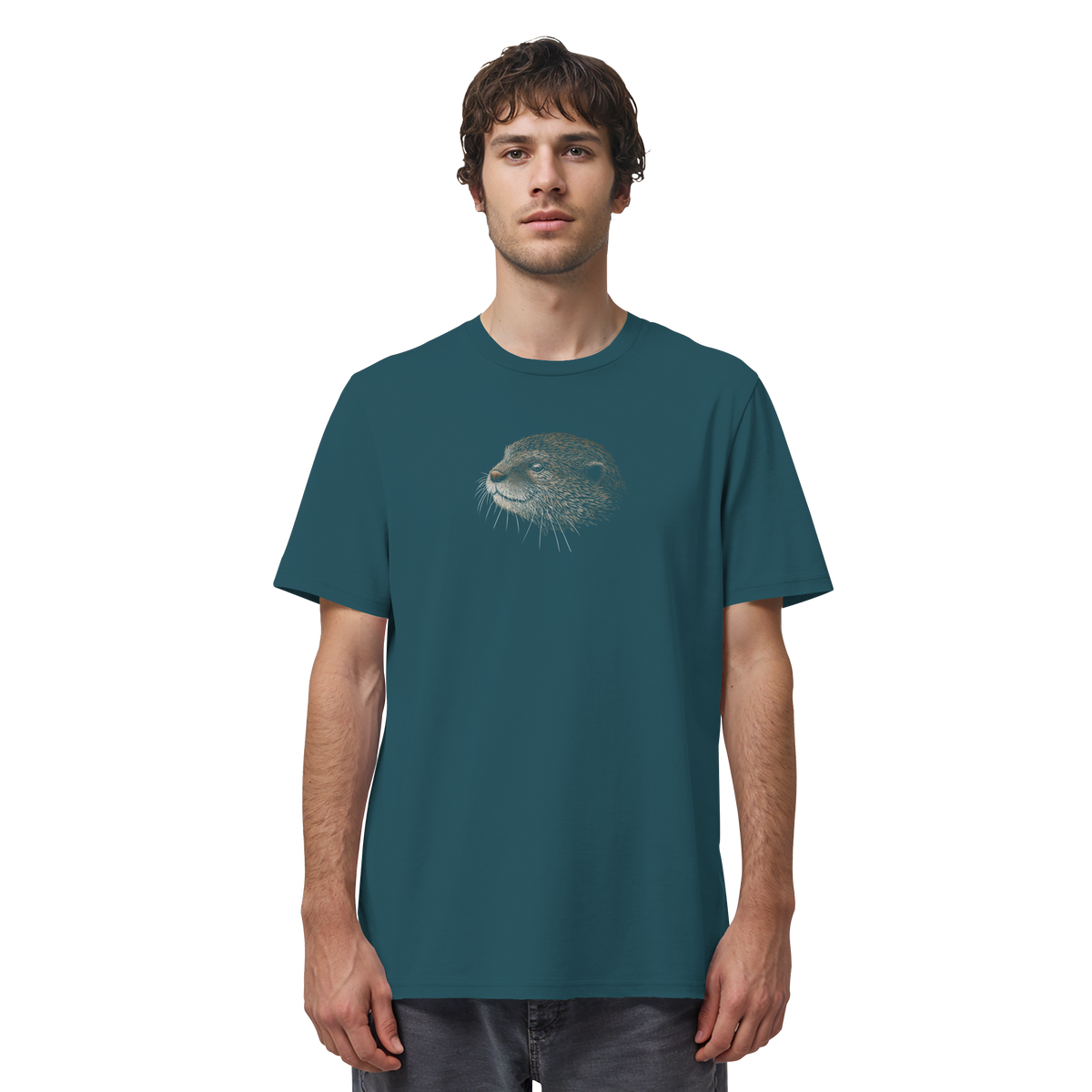 Otter Bleistift Zeichnung KritzelKunst - Organic Shirt