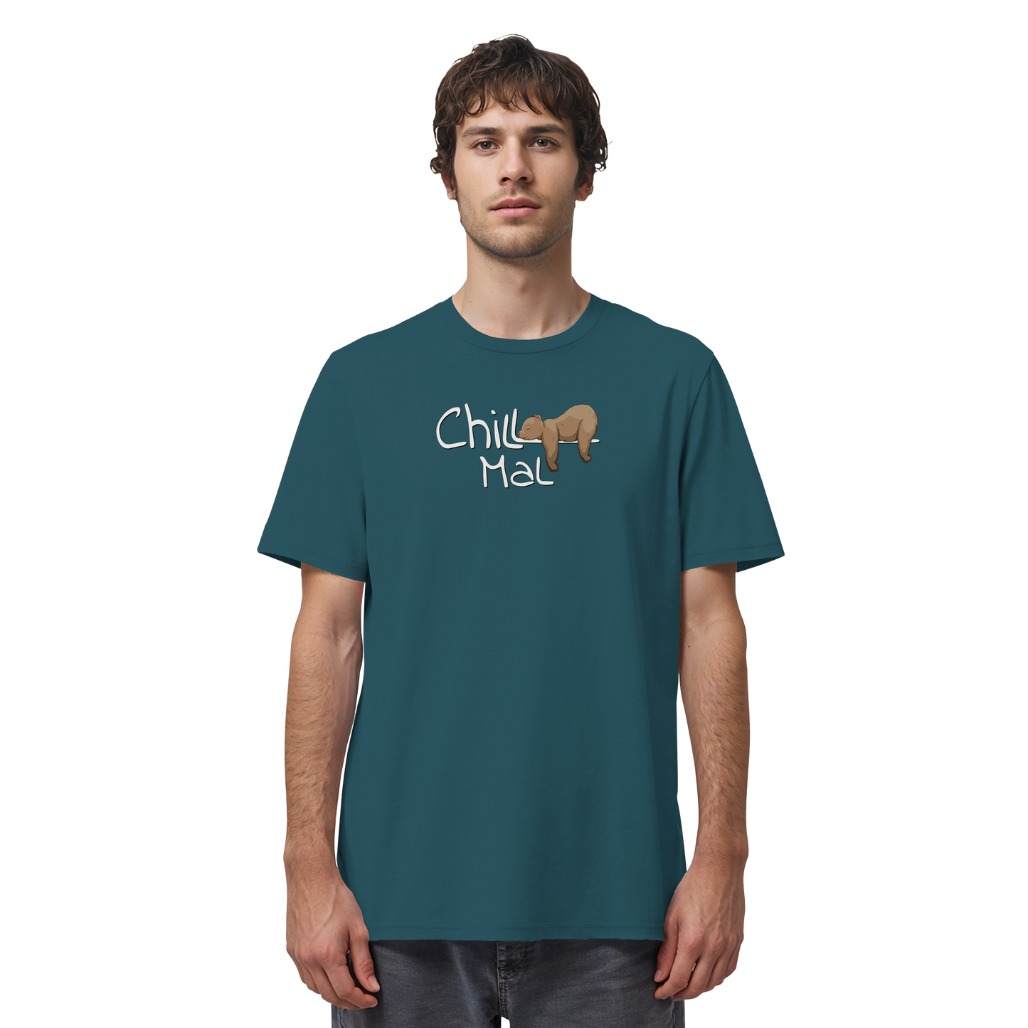 Chill Mal schläfriger Braunbär - Organic Shirt