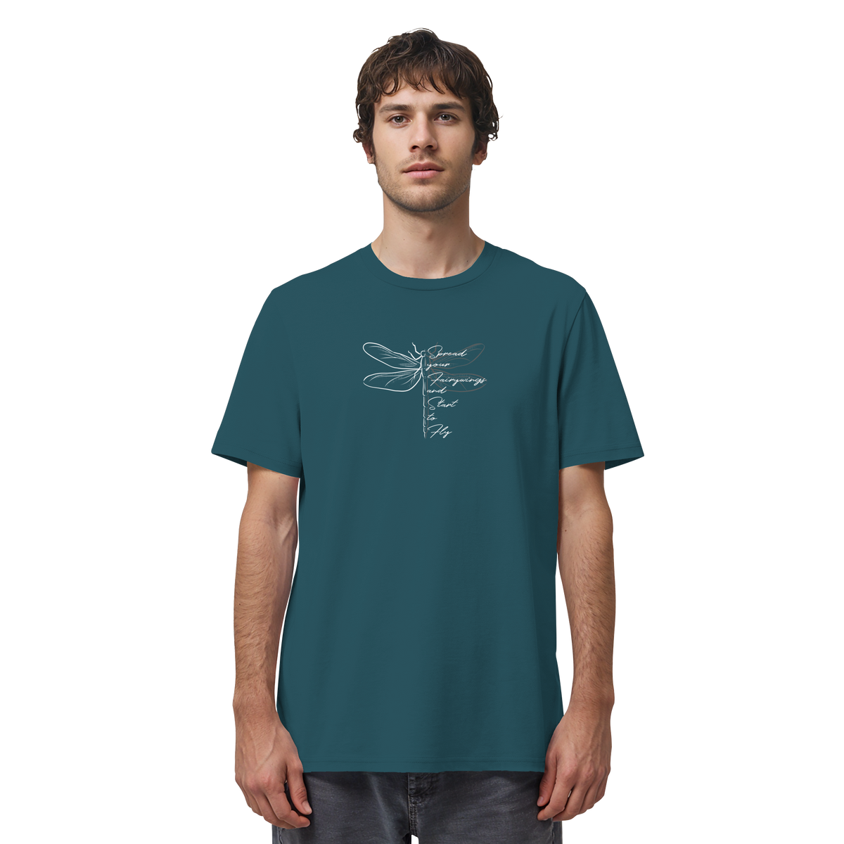 Breite die Flügel aus und flieg los | Libelle - Organic Shirt