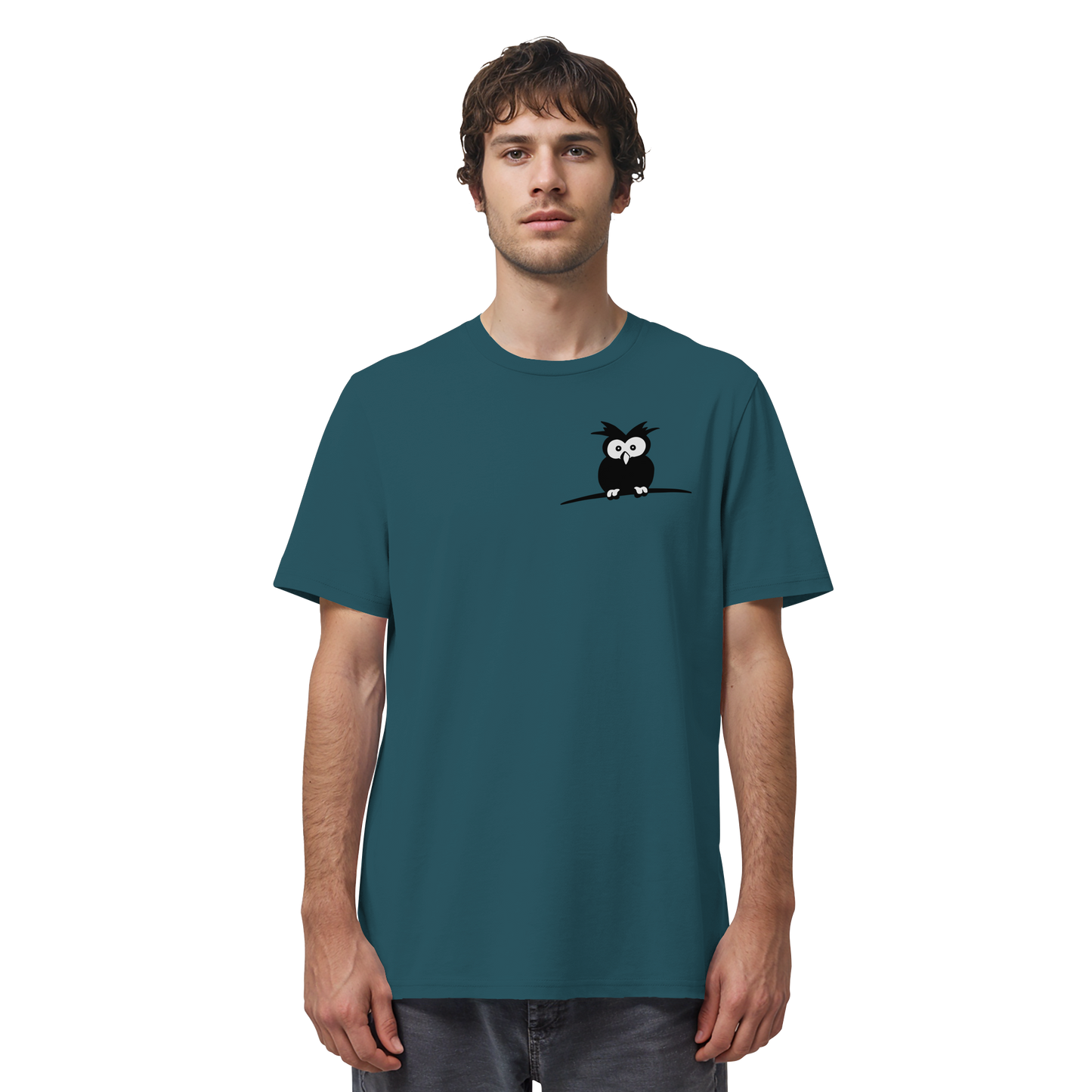 Kleine struppige Eule - Organic Shirt
