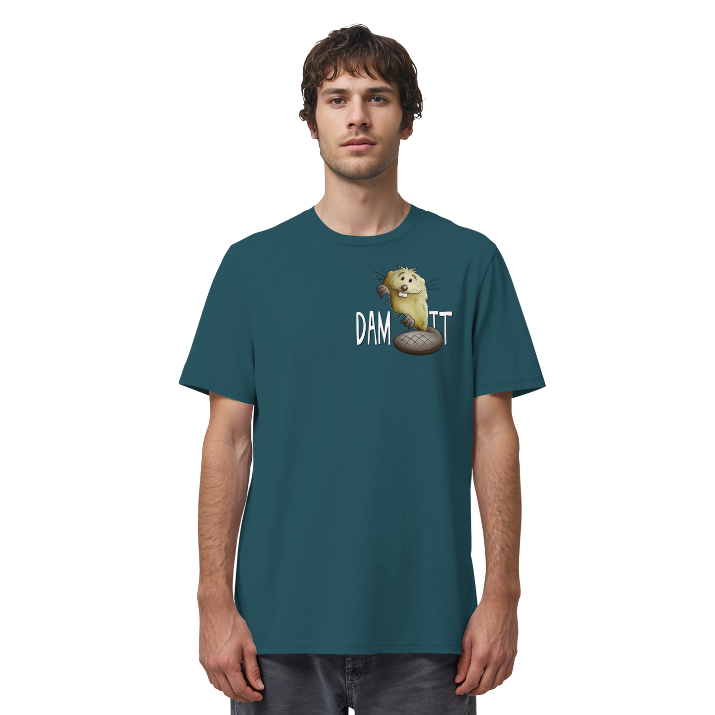 Dam It Verdammt Lustiger Biber - Organic Shirt
