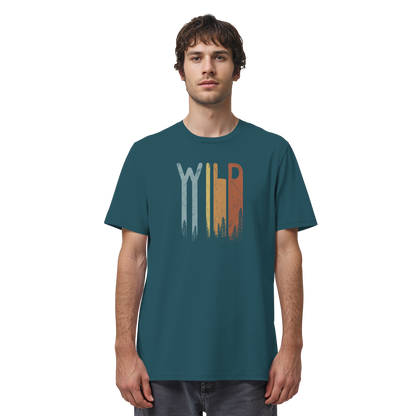 Wild Retro Schriftzug - Organic Shirt