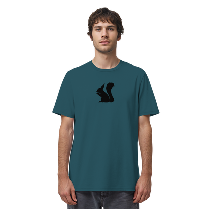 Eichhörnchen Silhouette - Organic Shirt