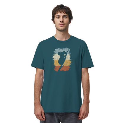 Retro kletternder Koala-Bär - Organic Shirt