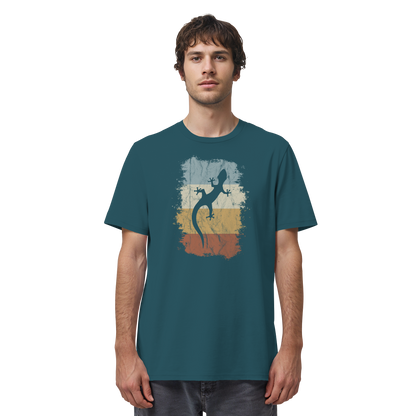 Retro Gecko Salamander Silhouette - Organic Shirt