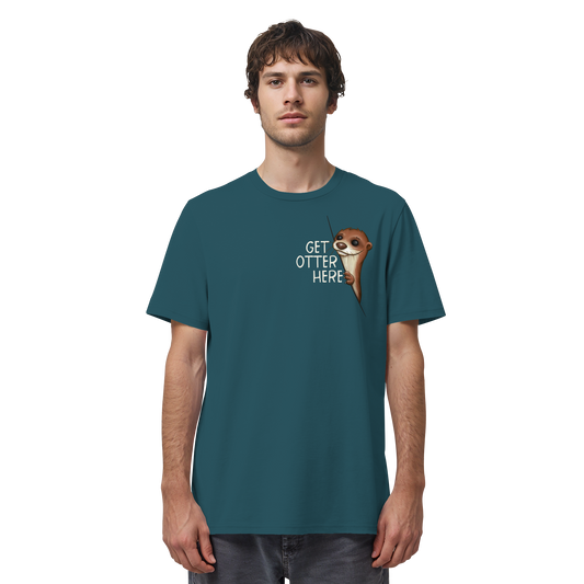Get Otter Here | Lustiger Otter Kalauer - Organic Shirt