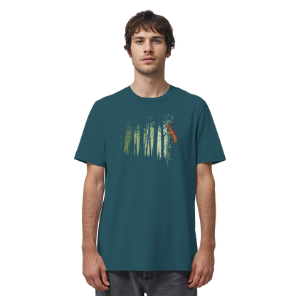 Eichhörnchen im Zwielicht-Wald - Organic Shirt
