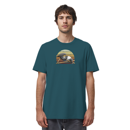 Lässiger Retro Sundown Tapir - Organic Shirt