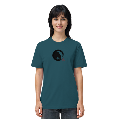 Zen Tapir im japanischen Enso Kreis - Organic Shirt