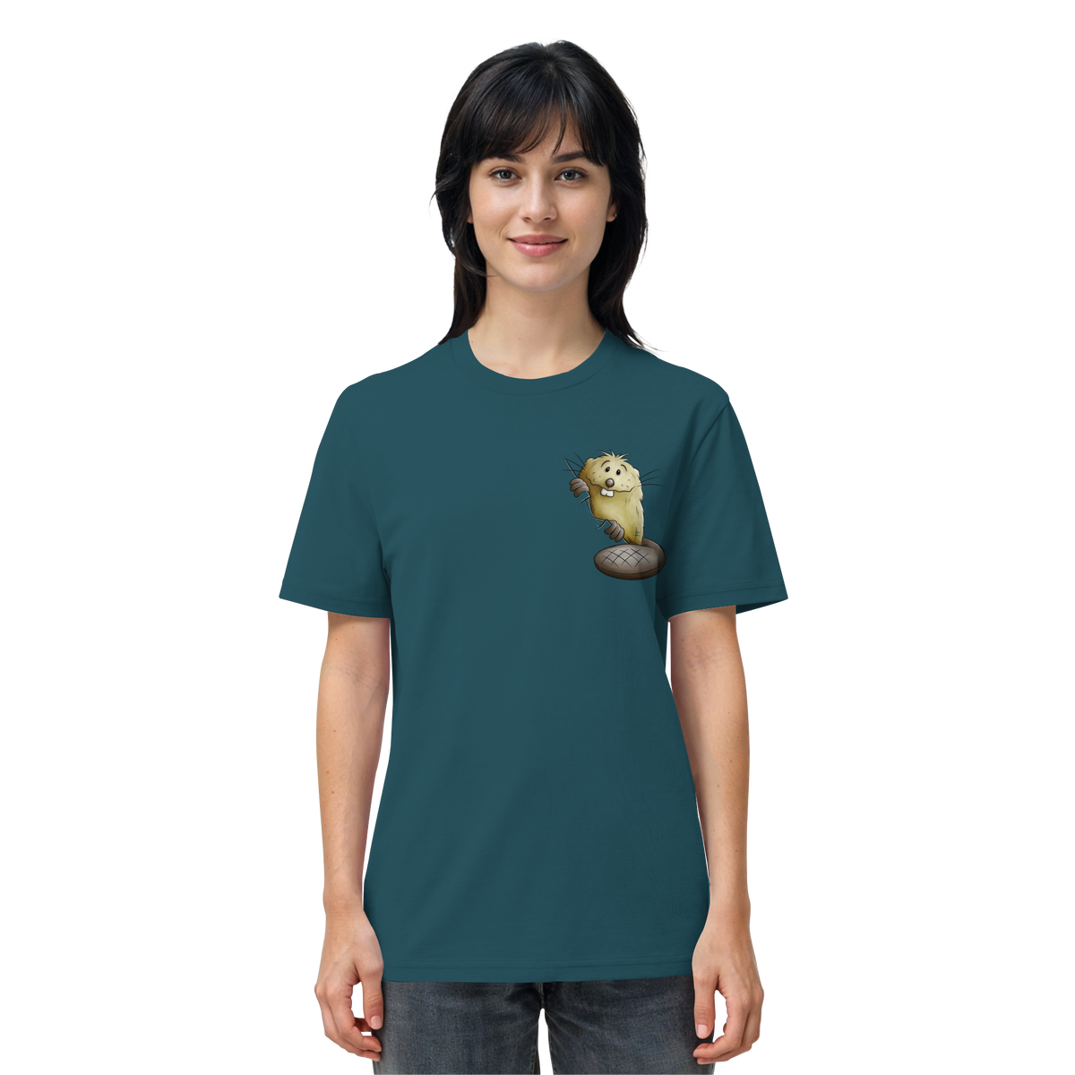 Lustiger frecher Biber - Organic Shirt
