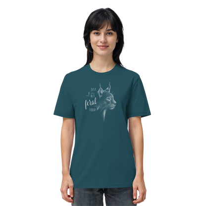 Just A Bit Feral Today! Wildkatze - Organic Shirt