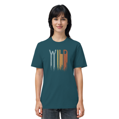Wild Retro Schriftzug - Organic Shirt