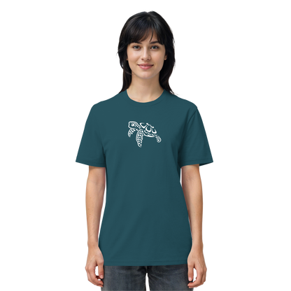schwimmende Meeres-Schildkröte - Organic Shirt