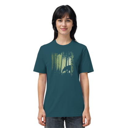 Lässiger Tapir im Zwielicht Wald - Organic Shirt