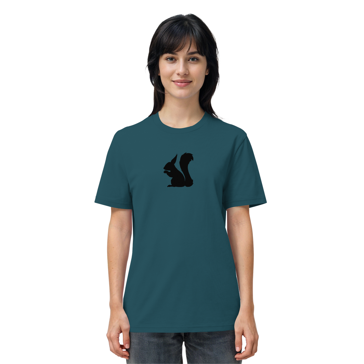 Eichhörnchen Silhouette - Organic Shirt