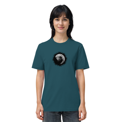 Schwarzer Rabe bei Vollmond  - Organic Shirt