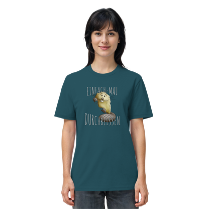 Einfach mal Durchbeissen Biber - Organic Shirt