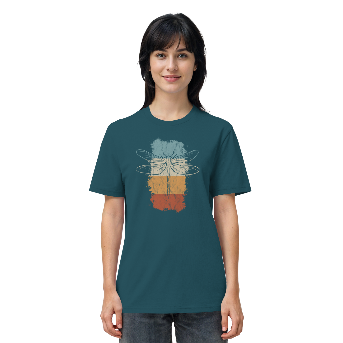Retro Kunst Libelle | Vintage Dragonfly - Organic Shirt