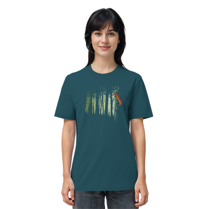 Eichhörnchen im Zwielicht-Wald - Organic Shirt