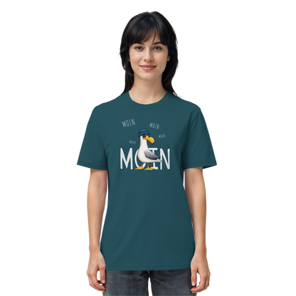 Moin Moin Lässige Hipster Möwe  - Organic Shirt