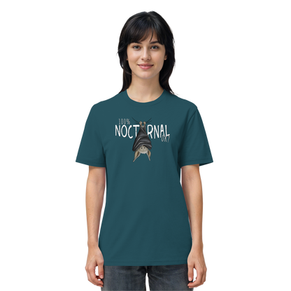 100% nachtaktive Fledermaus - Organic Shirt