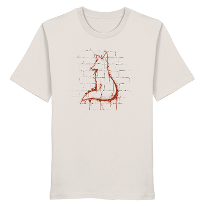 Street Art Fuchs Silhouette - Organic Shirt