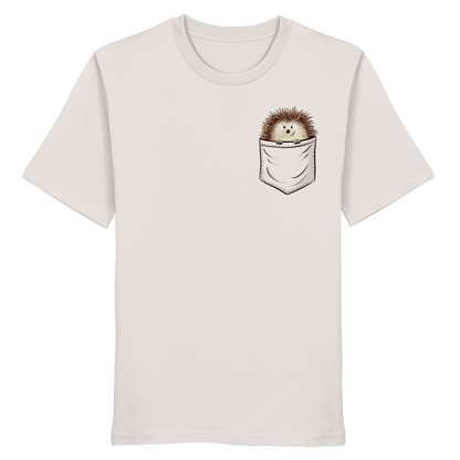 Lustiger Igel in Deiner Brust-Tasche - Organic Shirt