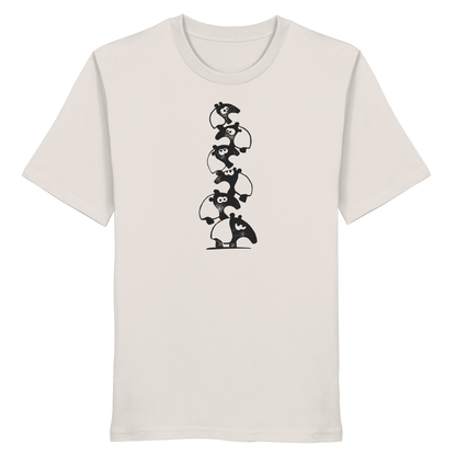 Lustiger Haufen aus Schabracken-Tapiren - Organic Shirt