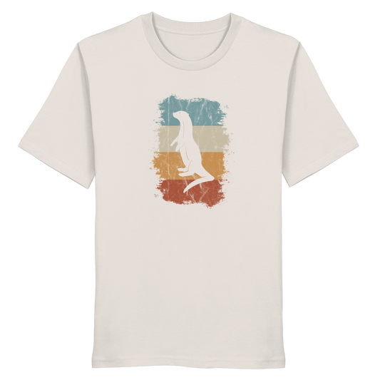 Retro Otter Fischotter Silhouette - Organic Shirt