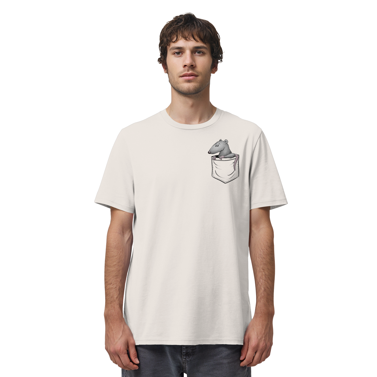 Kleine Ratte in der Tasche - Organic Shirt
