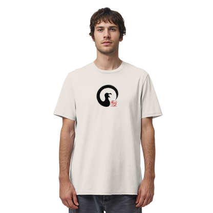 Moin kreischende japanische Enso Möwe - Organic Shirt