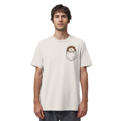 Lustiger Igel in Deiner Brust-Tasche - Organic Shirt