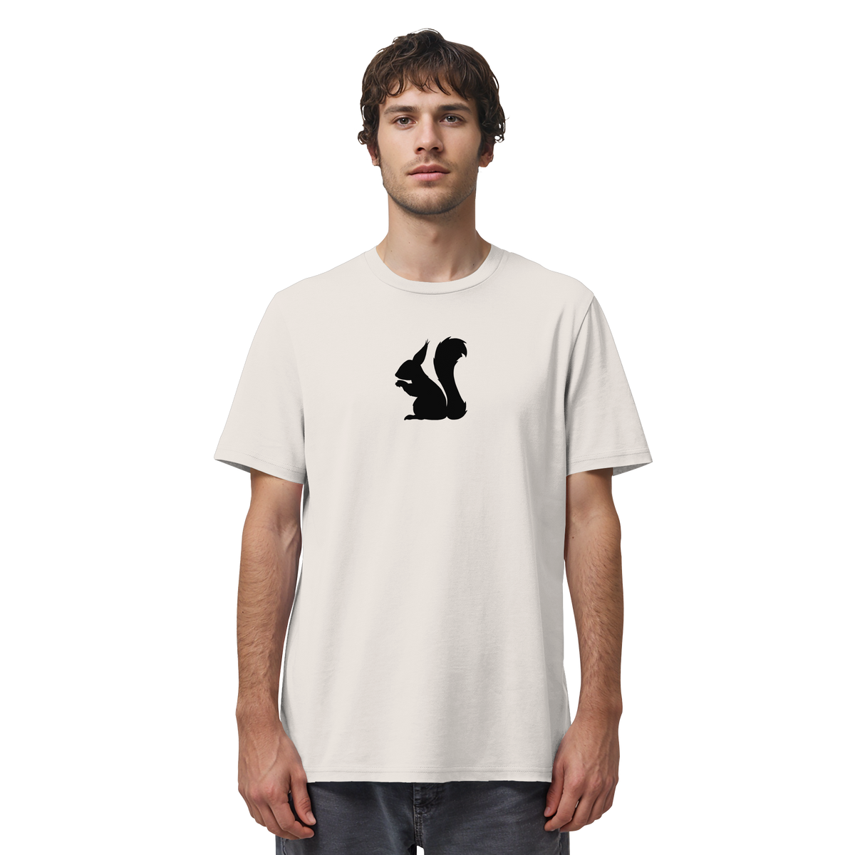 Eichhörnchen Silhouette - Organic Shirt
