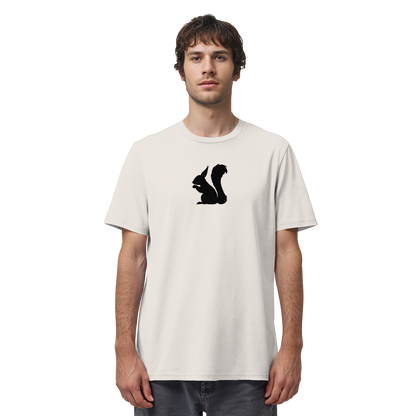 Eichhörnchen Silhouette - Organic Shirt