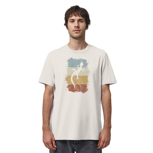 Retro Gecko Salamander Silhouette - Organic Shirt