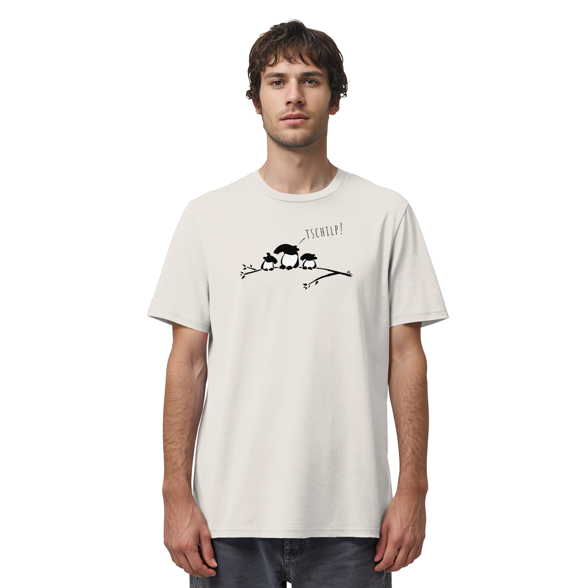 Drei kleine Tapir-Vögel - Organic Shirt
