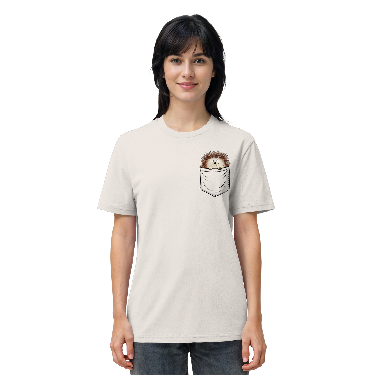 Lustiger Igel in Deiner Brust-Tasche - Organic Shirt