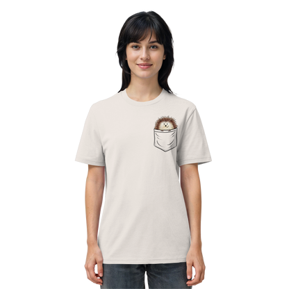 Lustiger Igel in Deiner Brust-Tasche - Organic Shirt