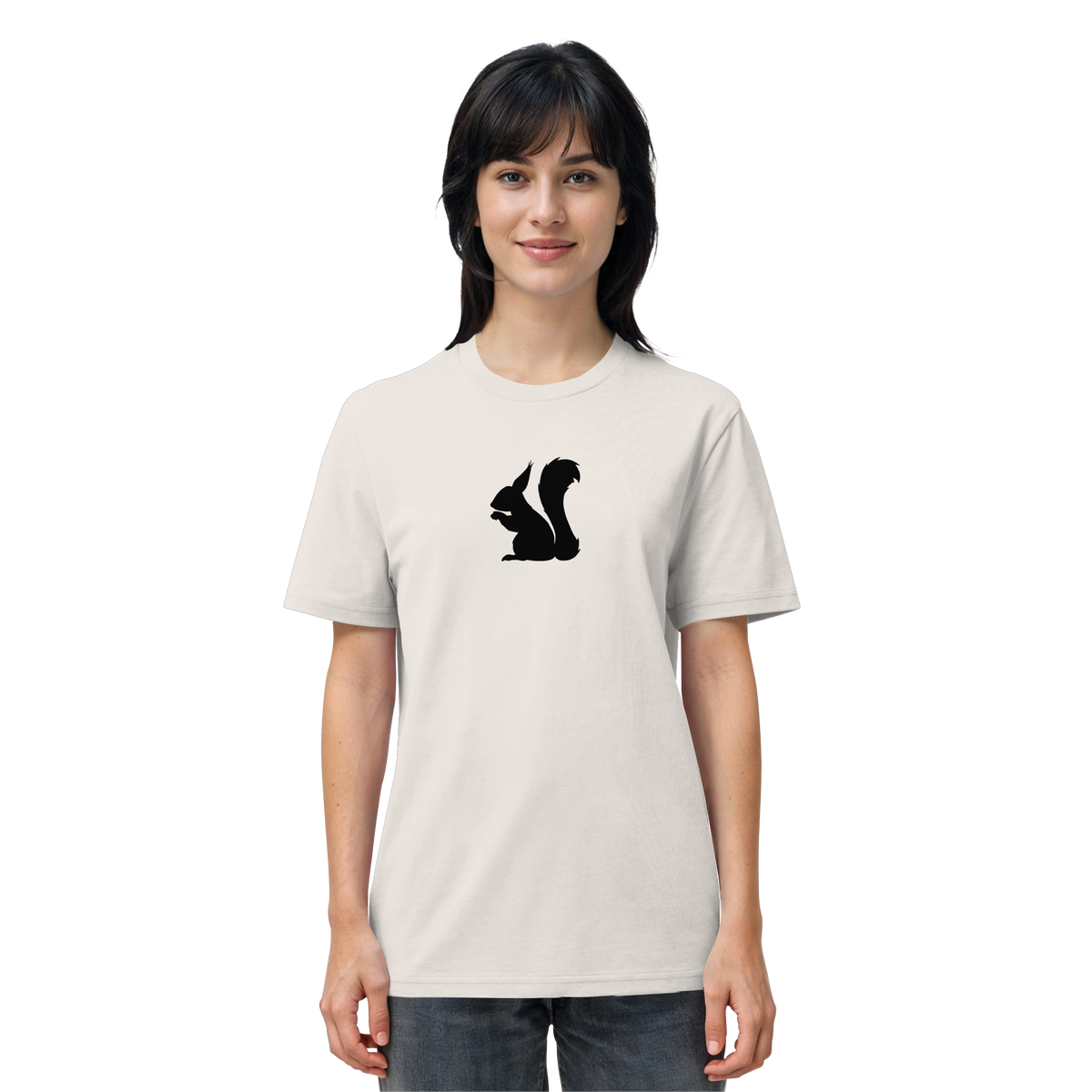 Eichhörnchen Silhouette - Organic Shirt