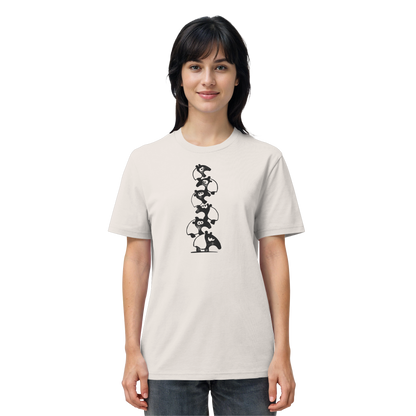 Lustiger Haufen aus Schabracken-Tapiren - Organic Shirt
