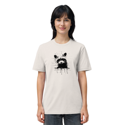 Funky Street Art Waschbär - Organic Shirt