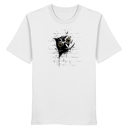 Lässige Street Art Eule - Organic Shirt