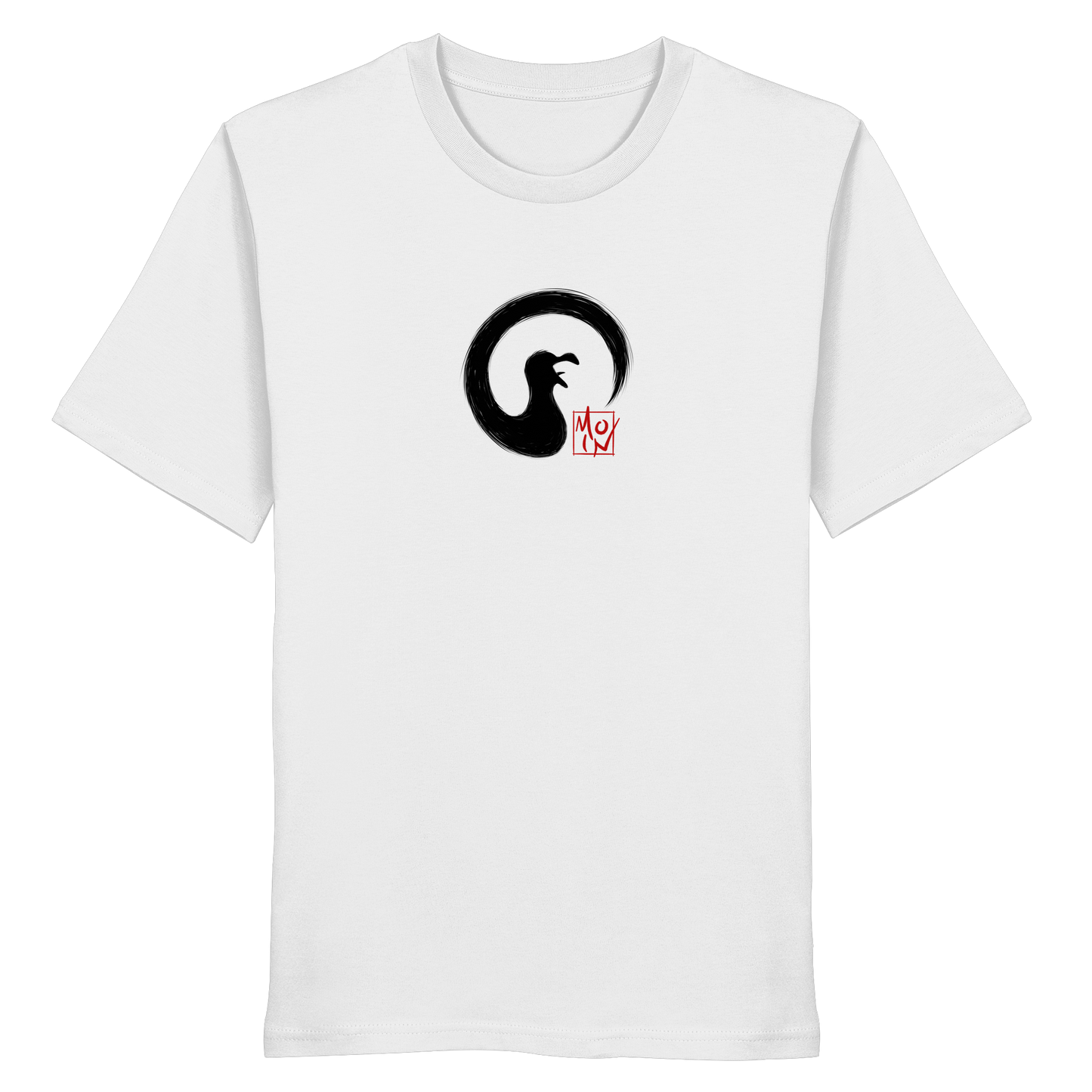 Moin kreischende japanische Enso Möwe - Organic Shirt